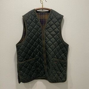 Barbour Quilted Dark Green Vest